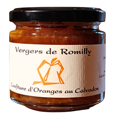 Confiture d'oranges au Calvados 200g