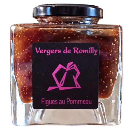 Confiture de figues au Pommeau 400g | Vergers de Romilly