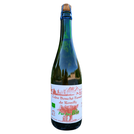 Cidre Brut bio de Normandie 75cl | Vergers de Romilly