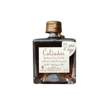 Calvados XO 25 ans 10cl mignonnette | Vergers de Romilly