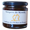 Confiture de pêches au Pommeau 200g | Vergers de Romilly